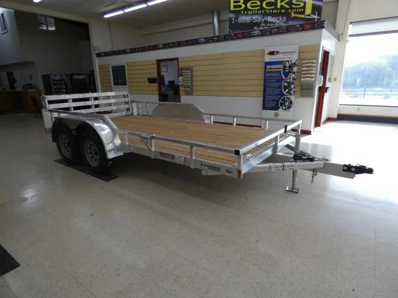 2026 Legend Trailers 7' x 14' Open Aluminum Utility Trailer For Sale - Absolute Best Built Alumin