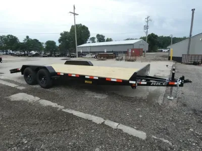 2027 Rice Trailers 7' x 20' Open Car Hauler - 5200# Axles - Flexible Financing Options