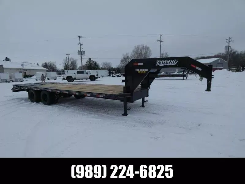 Legend Trailers 102" x 25' Low Pro Gooseneck Trailer For Sale - High Tensile Steel - Flexible Bus