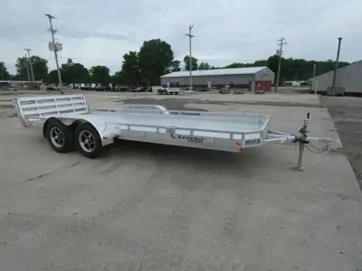 2027 Legend Trailers Utility Gate Tandem Axle 7' x 18' Aluminum Utility Trailer - 3500# Torsion Axle