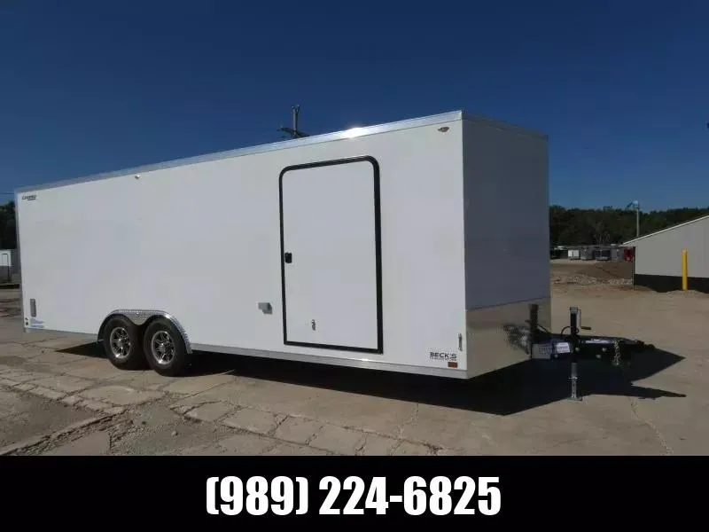 2026 Legend Trailers Thunder V-Nose 8.5'x26' Aluminum Enclosed Car Hauler - 5200# Torsion Axles - Fl