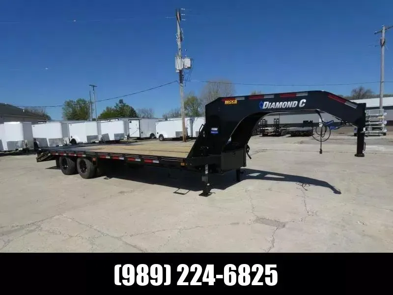 Diamond C Trailers 102" x 25' Gooseneck Equipment Trailer For Sale - 25K Weight Rating - $0 Down Fin
