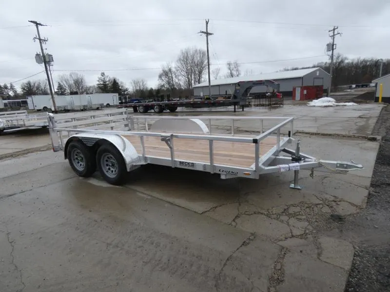 Legend Trailers 7' x 14' Open Aluminum Utility Trailer For Sale - Absolute Best Built Aluminum Utili