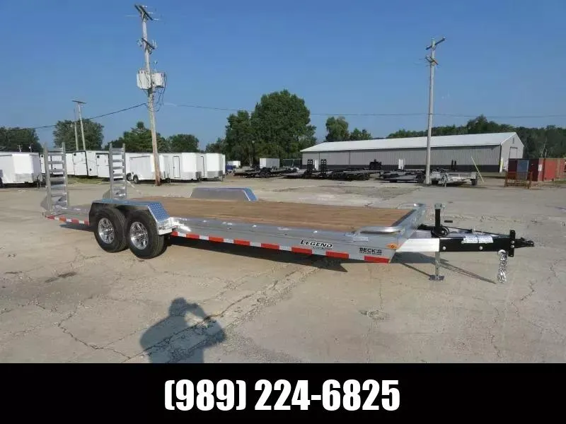 2026 Legend Trailers Heavy Duty 7' x 24' Aluminum Equipment Hauler - 14,000# GVWR - Flexible Financi