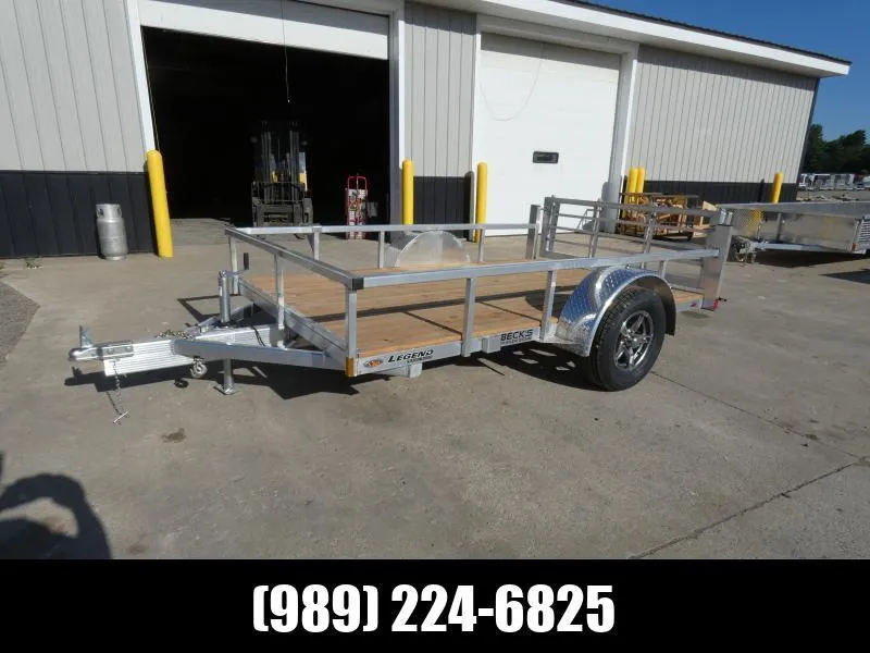 Legend Trailers Open Deluxe 6' x 10' Aluminum Utility - Flexible Financing Options & Low Monthly 