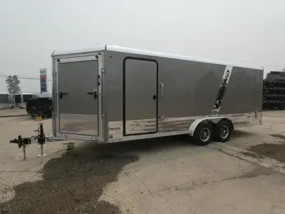 2027 Legend Trailers Deluxe Snow 8' x 24' Snowmobile/All Sport Trailer - 5200# Torsion Axles - Es