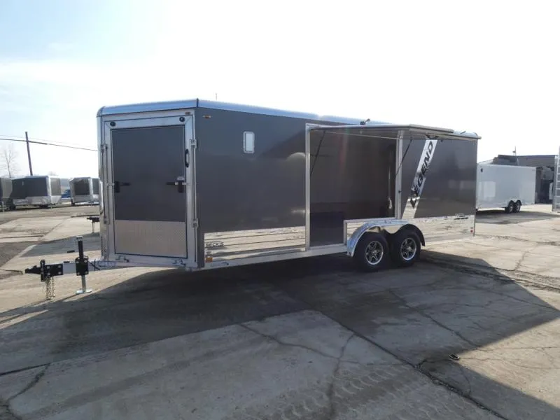 Legend Trailers Deluxe Snow 8' x 24' Snowmobile / All Sport Trailer - 5200# Torsion Axles - Escap