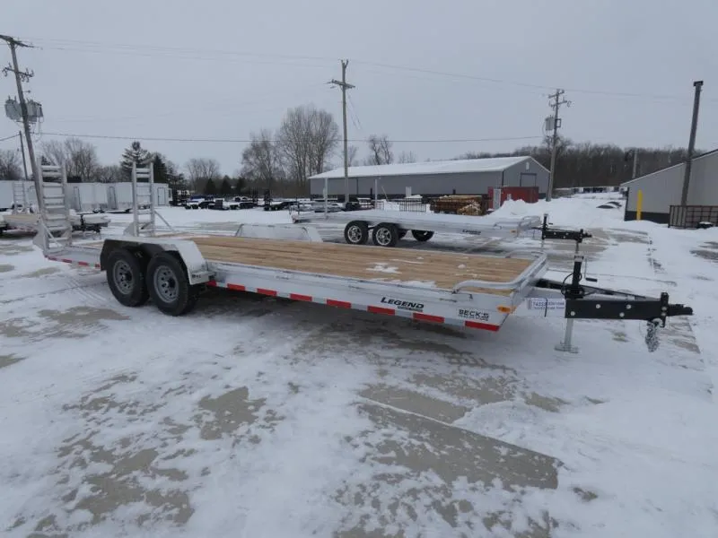 2026 Legend Trailers Heavy Duty 7' x 24' Aluminum Equipment Hauler - 14,000# GVWR - Flexible Financi