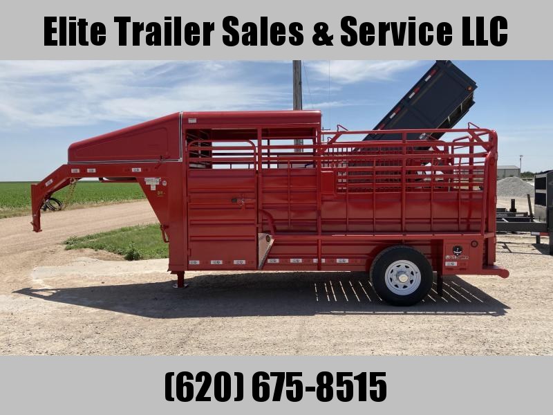 2021 GR Trailers 6' x 14' Gooseneck Single Axle Trailer (STH6014W07LNHR1A) Livestock Trailer 2021 GR Trailers 6' x 14' Gooseneck Single Axle Trailer (STH6014W07LNHR1A) Livestock Trailer