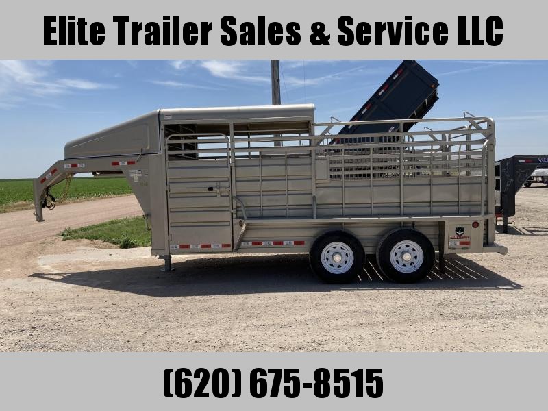 2021 GR Trailers 6.8' x 16' Gooseneck Tandem Axle Trailer (STH6816W14LNR) Livestock Trailer 2021 GR Trailers 6.8' x 16' Gooseneck Tandem Axle Trailer (STH6816W14LNR) Livestock Trailer