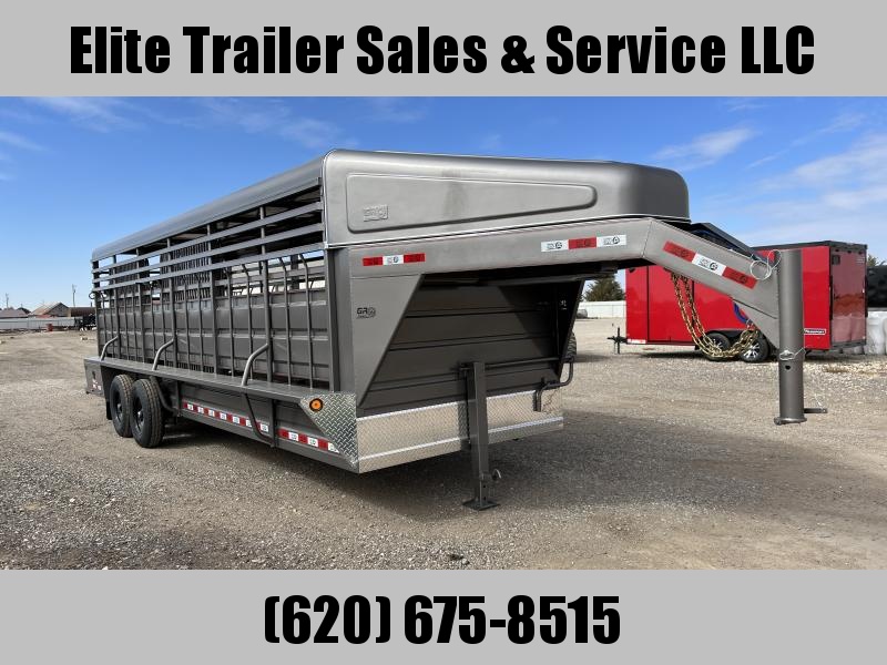2023 GR 6' 8" x 24' GOOSENECK STOCK TRAILER 2023 GR 6' 8" x 24' GOOSENECK STOCK TRAILER