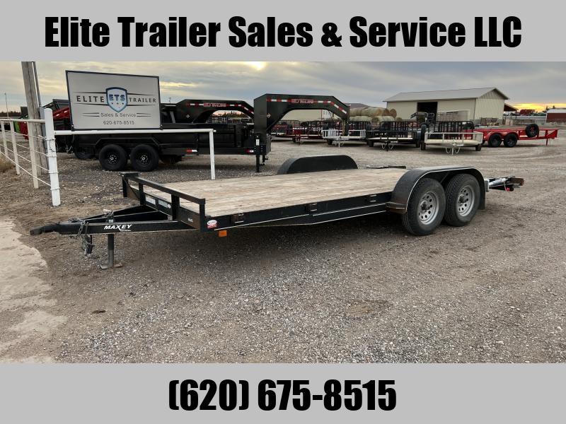 2013 MAXEY 83" x 18' USED CARHAULER TRAILER d7508249165263f56f1dd5136f79adb8