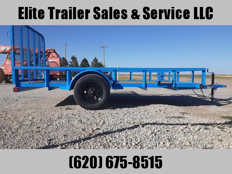 Load Trail 77" X 12' SINGLE AXLE (2" X 3" ANGLE FRAME) Load Trail 77" X 12' SINGLE AXLE (2" X 3" ANGLE FRAME)