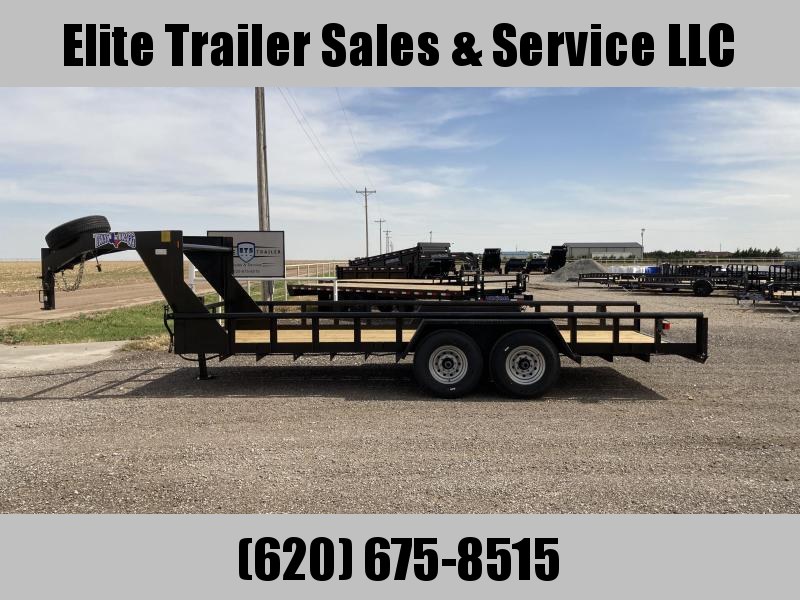 2008 Texas Bragg 83" X 20' GN Equipment Trailer 2008 Texas Bragg 83" X 20' GN Equipment Trailer