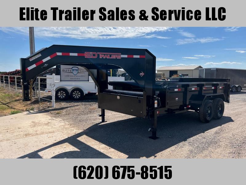 2023 ED TRAILERS 83" x 14' GOOSENECK DUMP TRAILER 2023 ED TRAILERS 83" x 14' GOOSENECK DUMP TRAILER