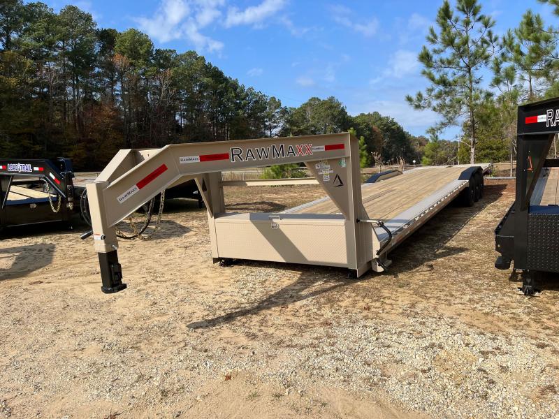 2023 RawMaxx 102"x40' 21k Gooseneck Car Hauler Car Hauler Trailer