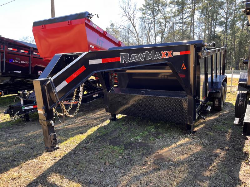 2024 RawMaxx LPX 7x14 GN 14k 4' Sides Dump Trailer