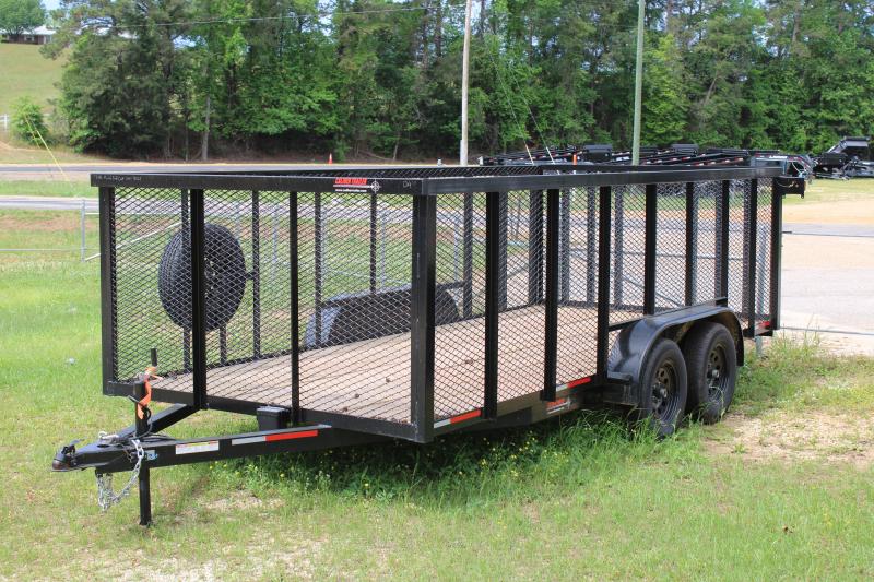 Trailer World 7'X16' 7K Utility Trailer W/ 4' Mesh Sides Trailer World 7'X16' 7K Utility Trailer W/ 4' Mesh Sides