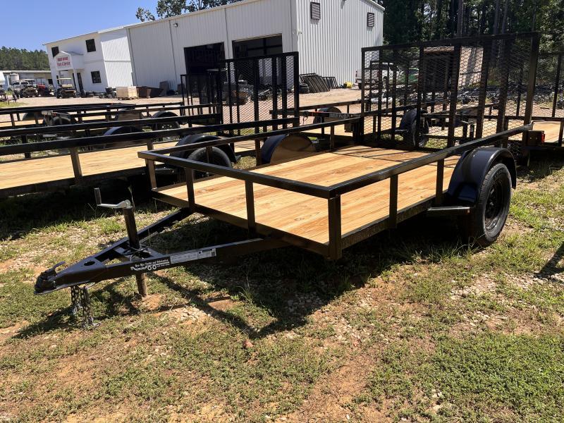2025 Bye Rite 6.5'x10' Single Axle Utility 2x2 Tube Top Utility Trailer