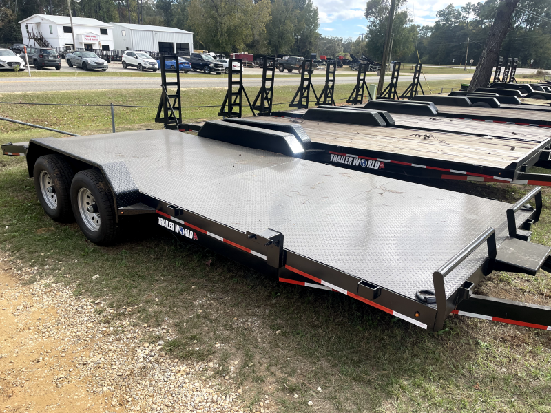 2024 Trailer World Alabama 7x20 Steel Floor 10k Car Hauler Car / Racing