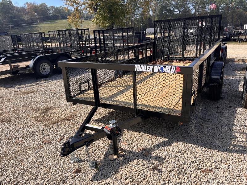 2024 Trailer World 6'x12' HD Utility Trailer 2' Mesh Trailer World of Alabama Find Load