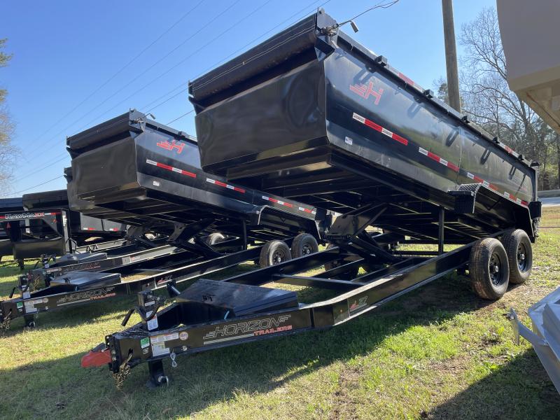 2025 Horizon Trailers 7x16 14k 42" Sides Dump Trailer