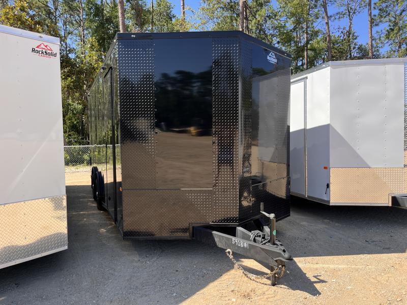2025 Rock Solid 8.5x24 10k 7' Interior Black BO Cargo / Enclosed Trailer