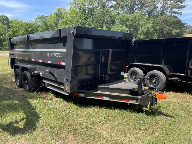 2025 Iron Bull 7x16 14k 4' Sides Dump Trailer