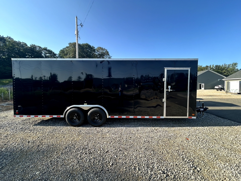 2024 NationCraft 8.5x20 10k 7' Black Cargo / Enclosed Trailer