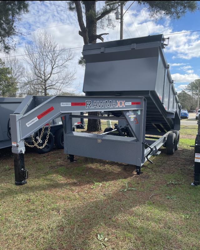 2023 RawMaxx 83"x16' 14k Gooseneck Dump Trailer 44" Sides Dump Trailer 2023 RawMaxx 83"x16' 14k Gooseneck Dump Trailer 44" Sides Dump Trailer