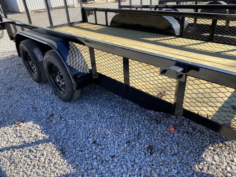 2023 Trailer World 6'X14' 7k HD Utility Trailer w/ Brake 1' Mesh