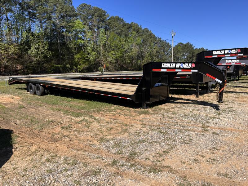 2024 Trailer World 8.5'x40' 20K Gooseneck Trailer pierce frame