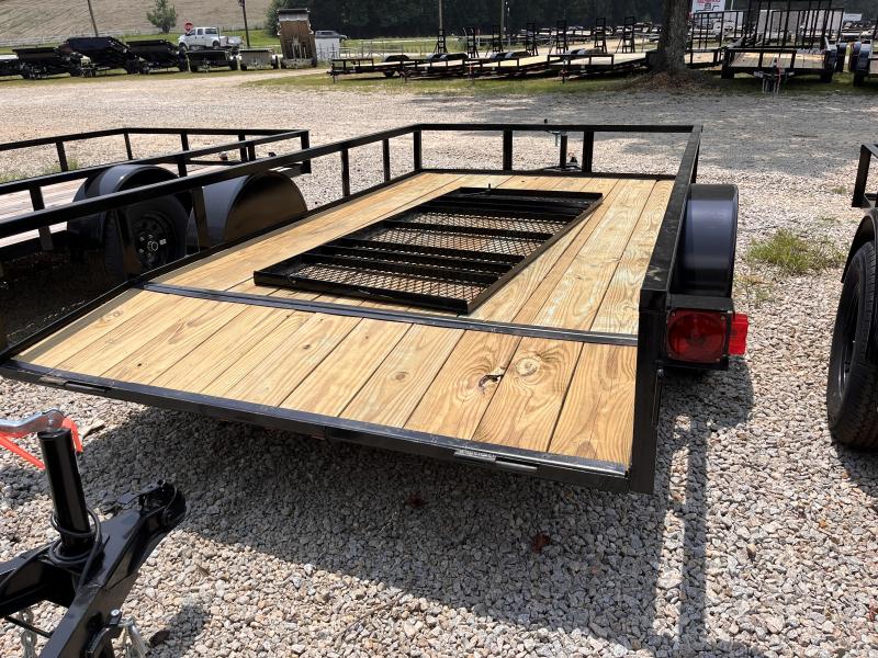 2023 Bye Rite 6.5'x12' Single Axle Utility 2x2 Tube Top Utility Trailer