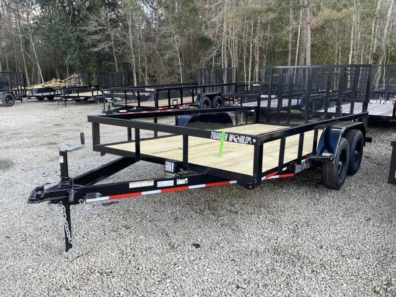 2025 Trailer World 7'X14' 7K HD Utility Trailer Wrapped Tongue