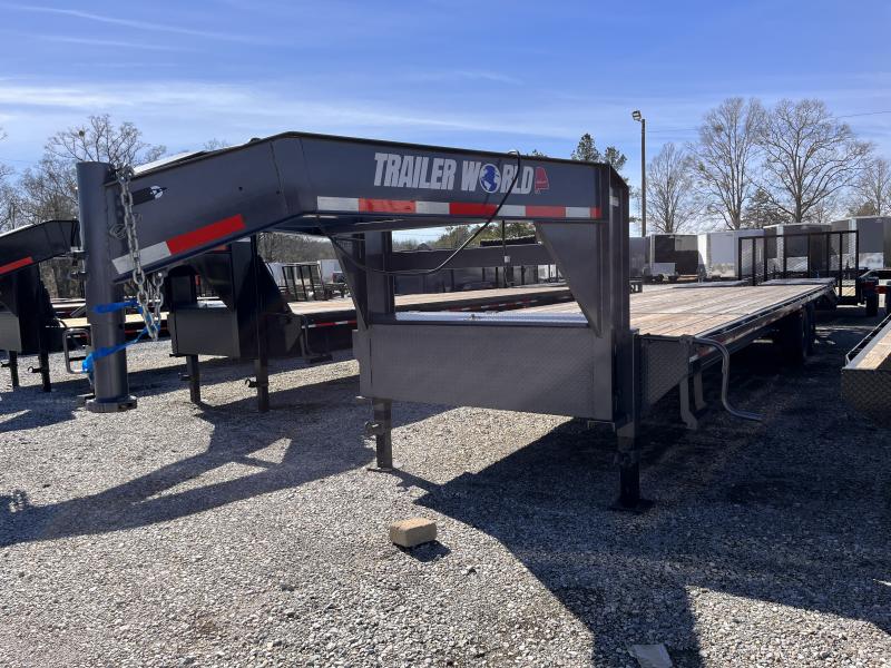 2023 Trailer World Alabama 8.5'x32' 14K Gooseneck Trailer Non CDL Flatbed Trailer w15g6yl9r2l9