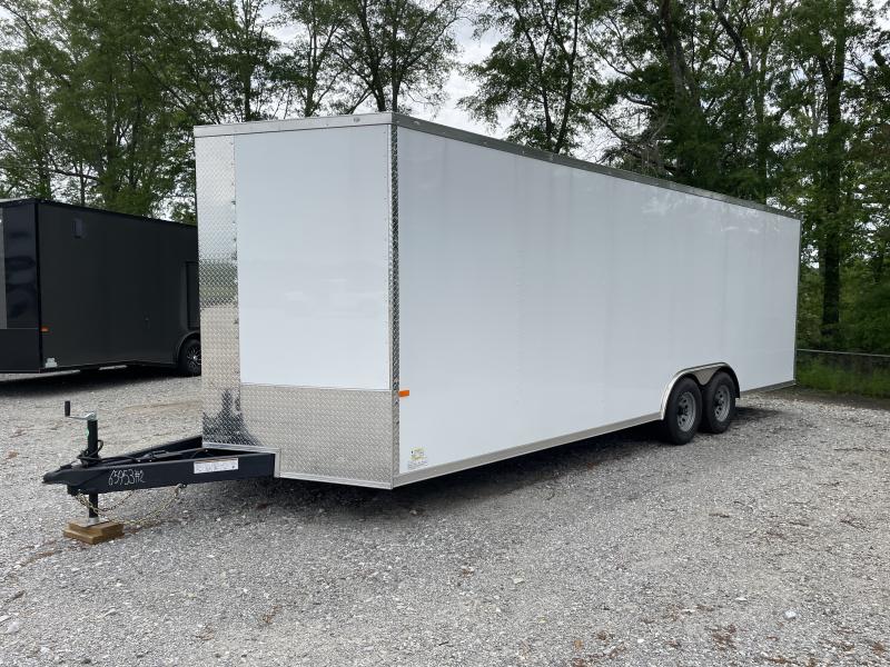 2025 Rock Solid Cargo 8.5x24 10k 7' Interior White Cargo / Enclosed Trailer