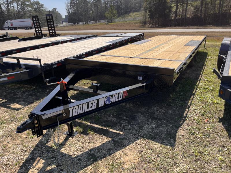 2022 PJ Trailers 30' 16K Gooseneck Flatbed Mega Ramps Trailer World