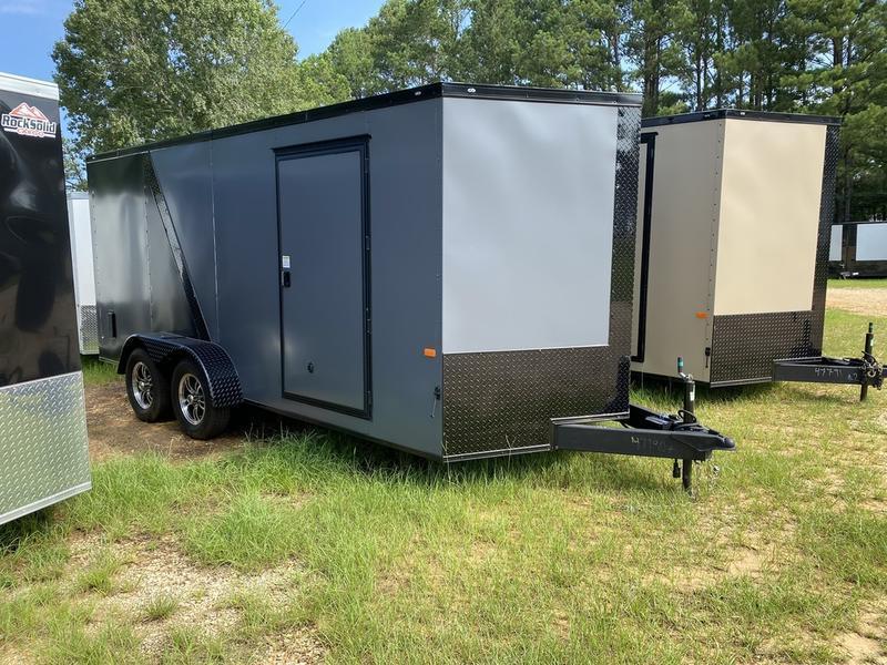 2022 Rock Solid Cargo 7'x16' 7K Cargo / Enclosed Trailer Trailer
