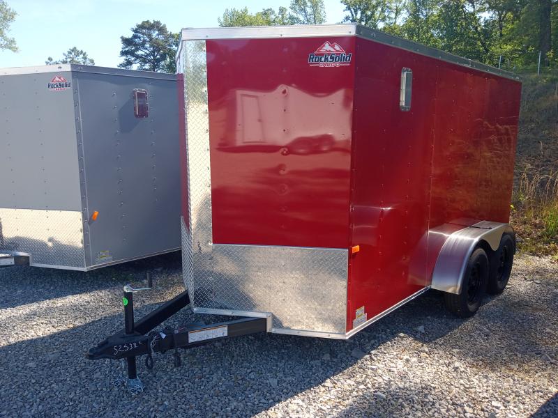 2023 Rock Solid Cargo 6'x12' 7K TA Cargo / Enclosed Trailer Trailer