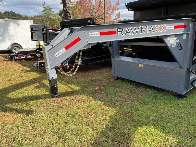 2023 RawMaxx 16' x 83" 14k Gooseneck Roll Off Dump Electric Tarp