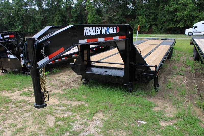 2023 Trailer World 8.5'x40' 24K Gooseneck Trailer Pierce Frame