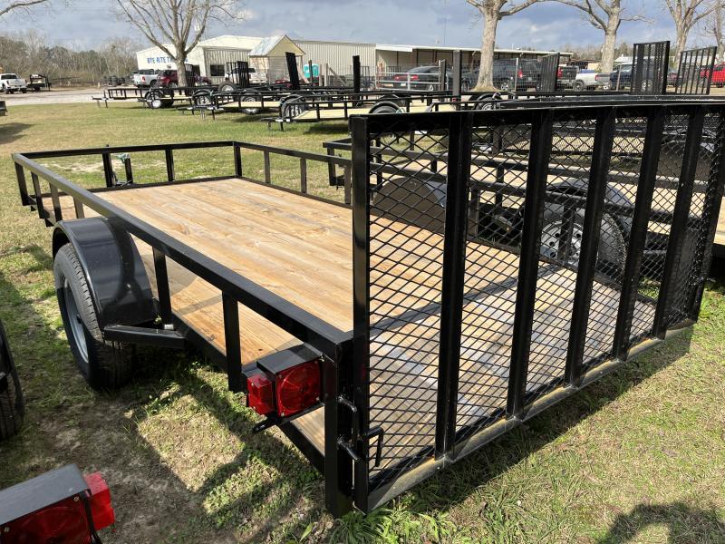 2024 Bye Rite 6'x12' Utility Angle Iron Rail DT Utility Trailer
