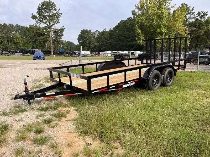 2025 Trailer World 7'X16' 7K HD Utility Trailer Wrapped Tongue
