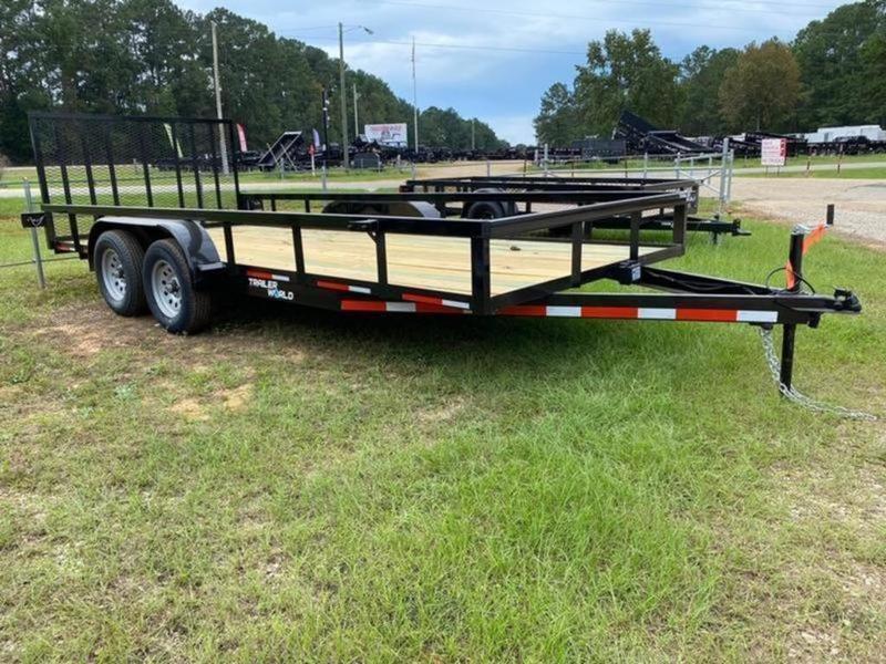 2023 Trailer World 7'X18' 7K W/ 1Brake HD Wrap Tongue No Brake Utility