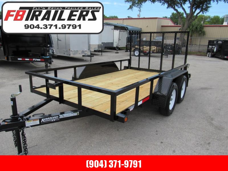 2020 Anderson Manufacturing 6x12 Tandem Axle Utility Trailer 2020 Anderson Manufacturing 6x12 Tandem Axle Utility Trailer