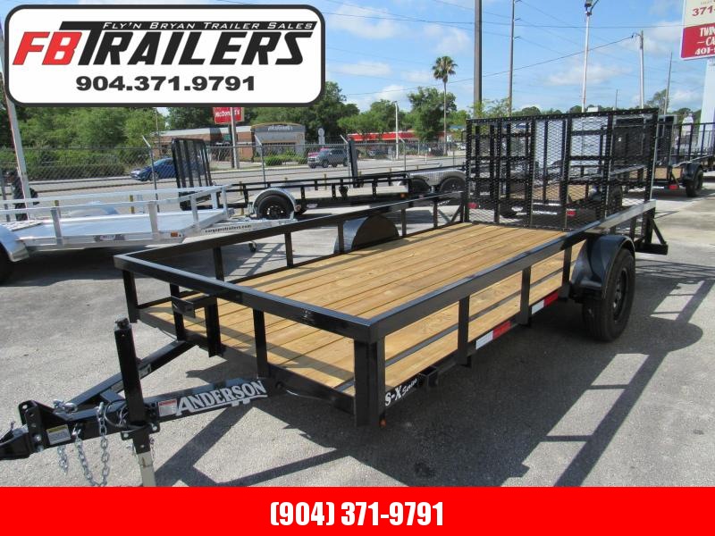 2022 Anderson Manufacturing 7X14 LSX HD Utility Trailer 2022 Anderson Manufacturing 7X14 LSX HD Utility Trailer