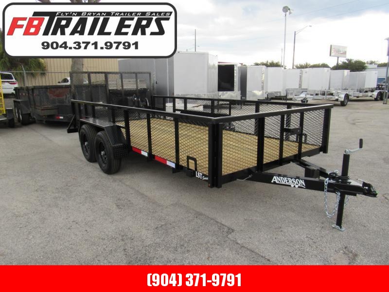 2023 Anderson Manufacturing 7X16 with 2ft Mesh Sides Utility Trailer 2023 Anderson Manufacturing 7X16 with 2ft Mesh Sides Utility Trailer