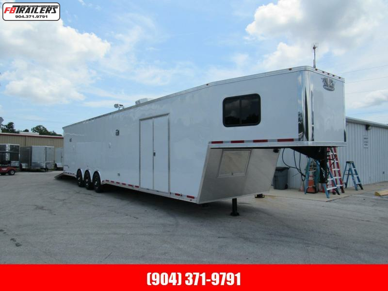 2022 Vintage Trailers 44ft Gooseneck Bath Package Car / Racing Trailer 2022 Vintage Trailers 44ft Gooseneck Bath Package Car / Racing Trailer