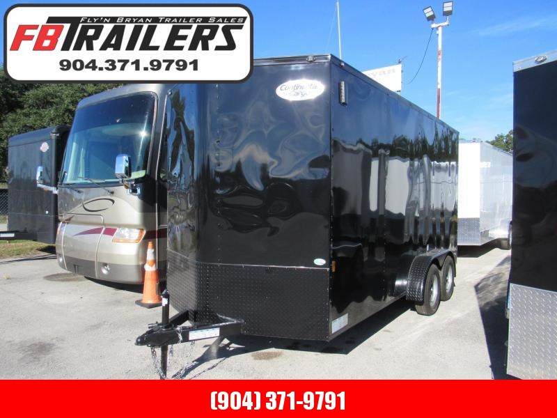 2022 Continental Cargo 7X16 Black Out 12" Added Height Enclosed Cargo Trailer 2022 Continental Cargo 7X16 Black Out 12" Added Height Enclosed Cargo Trailer