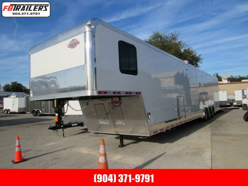 2023 Cargo Mate 48' Bath Package Gooseneck Car / Racing Trailer FB Trailer Dealer Custom